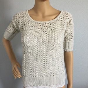Nude Crochet Sweater